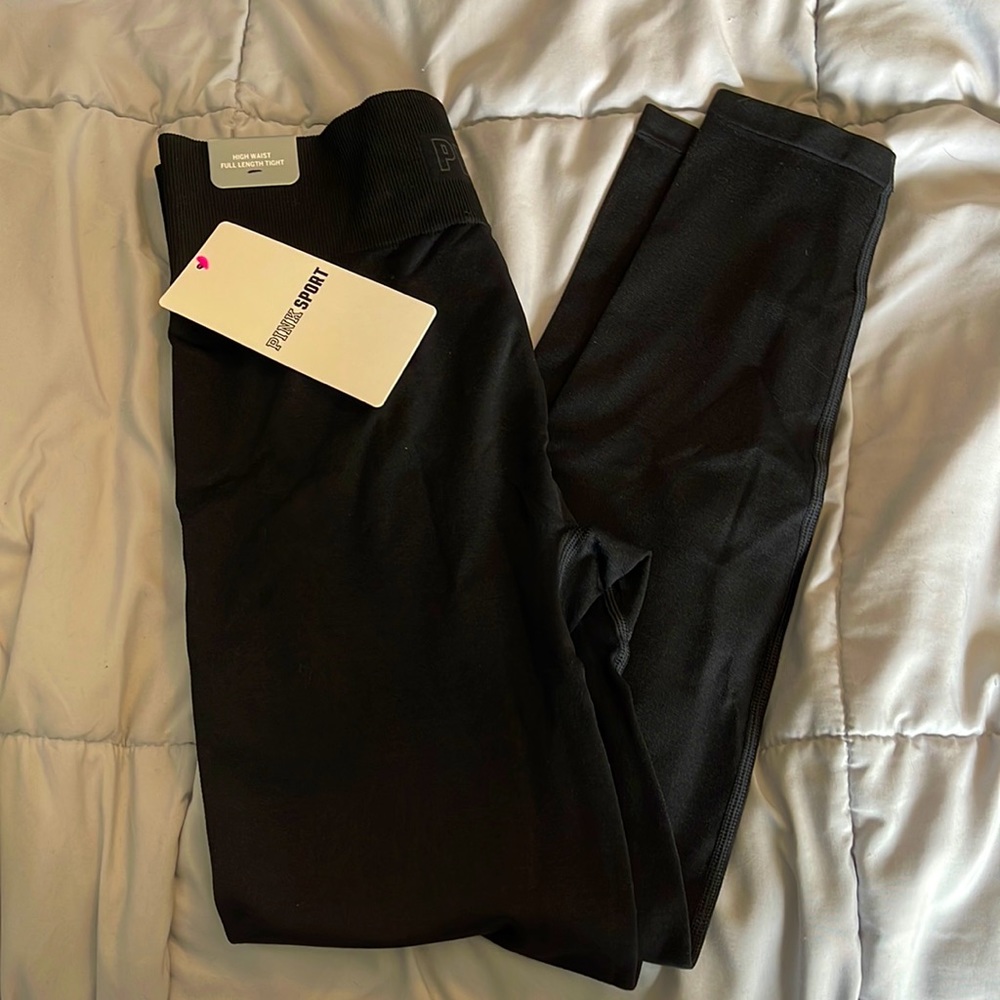 NWT Pink Victoria's Secret seamless Tights